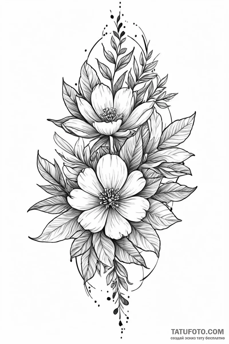 Tattoo sketch a minimalist rendering of a spe... - эскиз тату (№1750993830_0, 27.06.2025 03:10) — Tatufoto.com