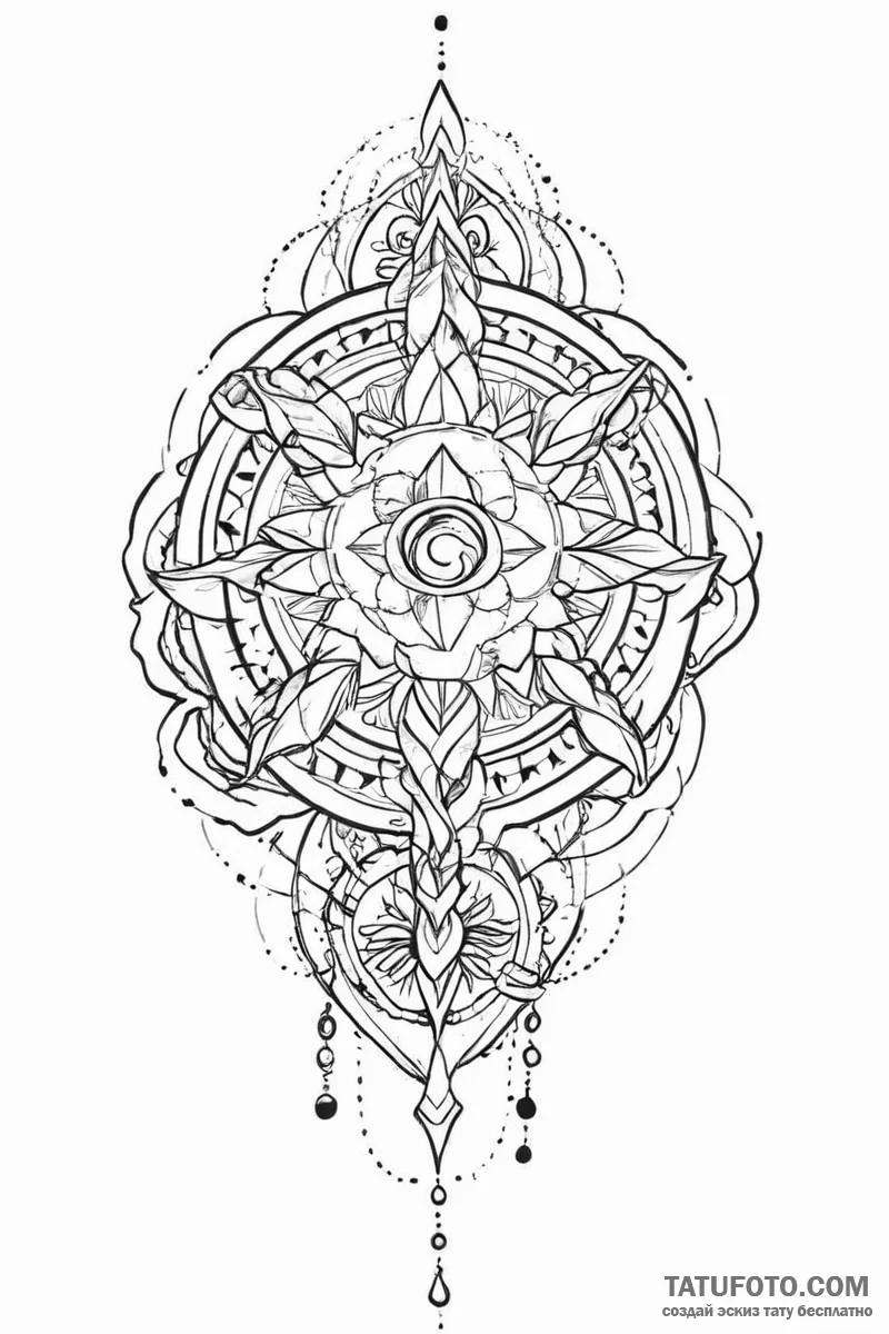 Tattoo design a mind shielded by a powerful a... - эскиз тату (№1751004109_0, 27.06.2025 06:01) — Tatufoto.com