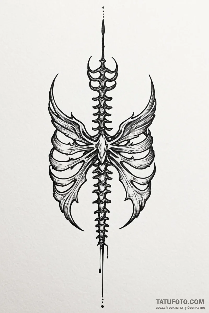 Tattoo sketch a small, subtle symbol on the r... - эскиз тату (№1751011925_0, 27.06.2025 08:12) — Tatufoto.com
