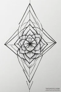 Tattoo sketch a subtle symbol of logic and re... - эскиз тату (№1751013920_0, 27.06.2025 08:45) — Tatufoto.com
