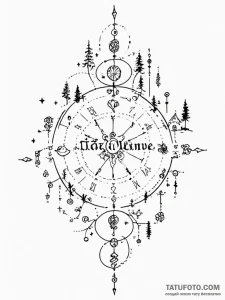 Tattoo design a timeline of important family... - эскиз тату (№1751017338_0, 27.06.2025 09:42) — Tatufoto.com