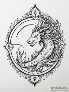 Tattoo design a blackwork representation of t... - эскиз тату (№1751018082_0, 27.06.2025 09:54) — Tatufoto.com