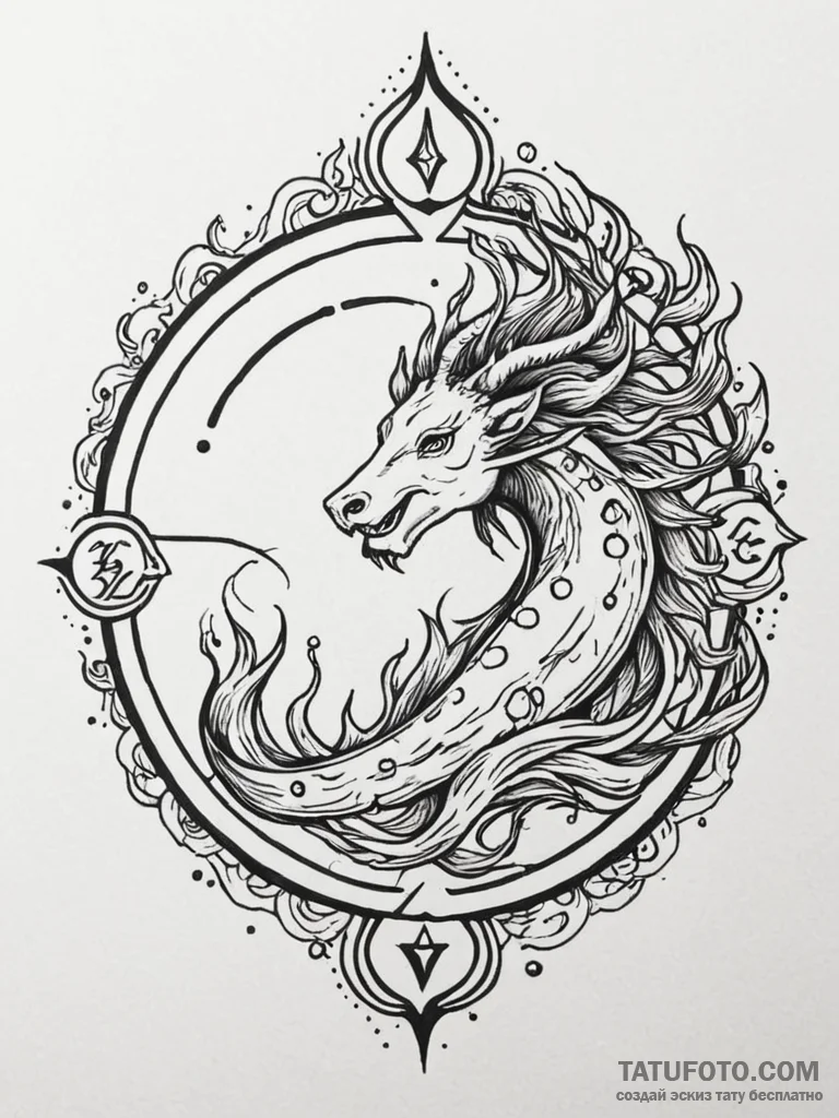 Tattoo design a blackwork representation of t... - эскиз тату (№1751018082_0, 27.06.2025 09:54) — Tatufoto.com