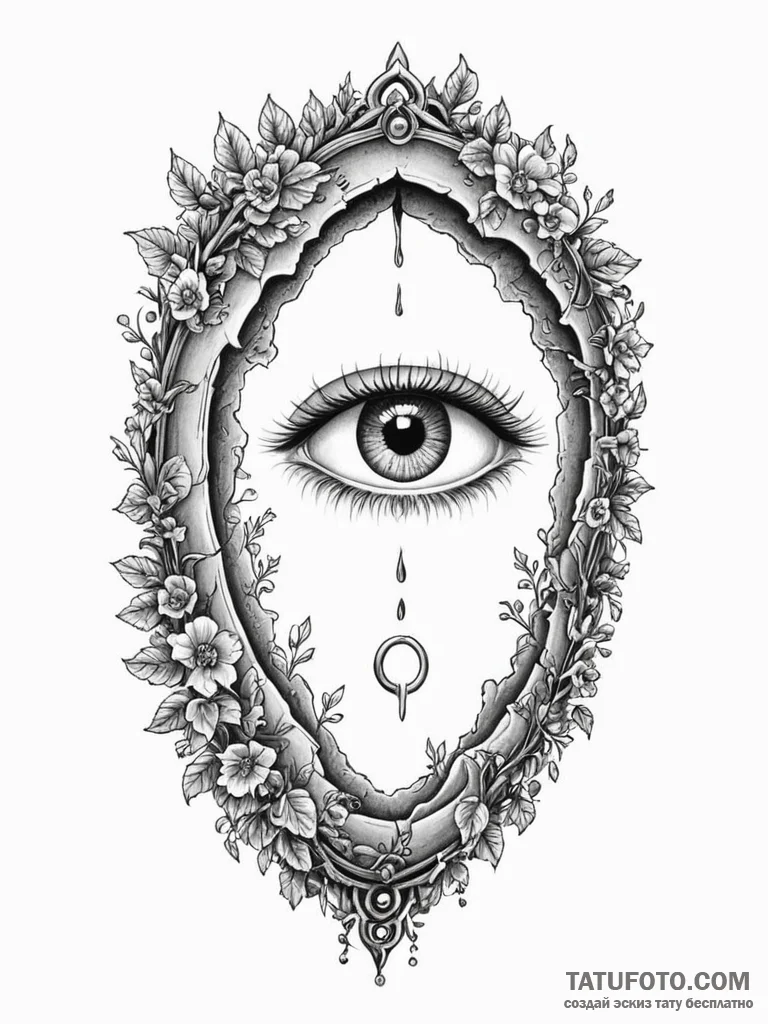 Tattoo sketch a single keyhole, not in a door... - эскиз тату (№1751020899_0, 27.06.2025 10:41) — Tatufoto.com