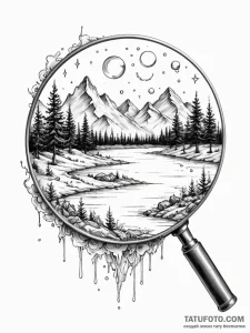 Tattoo design a visual representation of a ne... - эскиз тату (№1751021732_0, 27.06.2025 10:55) — Tatufoto.com