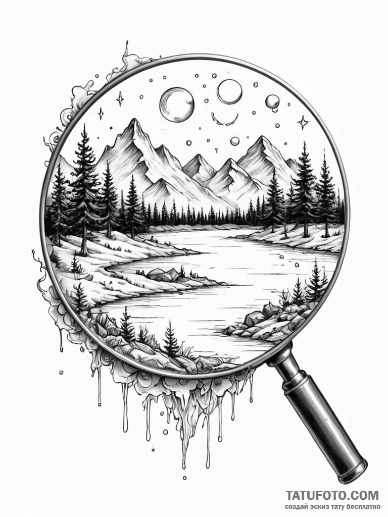 Tattoo design a visual representation of a ne... - эскиз тату (№1751021732_0, 27.06.2025 10:55) — Tatufoto.com