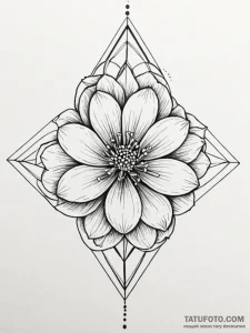 Tattoo design an abstract "unfolding." a simp... - эскиз тату (№1751039880_0, 27.06.2025 15:58) — Tatufoto.com