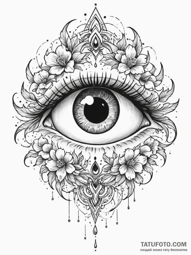 Tattoo design a stylized black hole, not as a... - эскиз тату (№1751040269_0, 27.06.2025 16:04) — Tatufoto.com