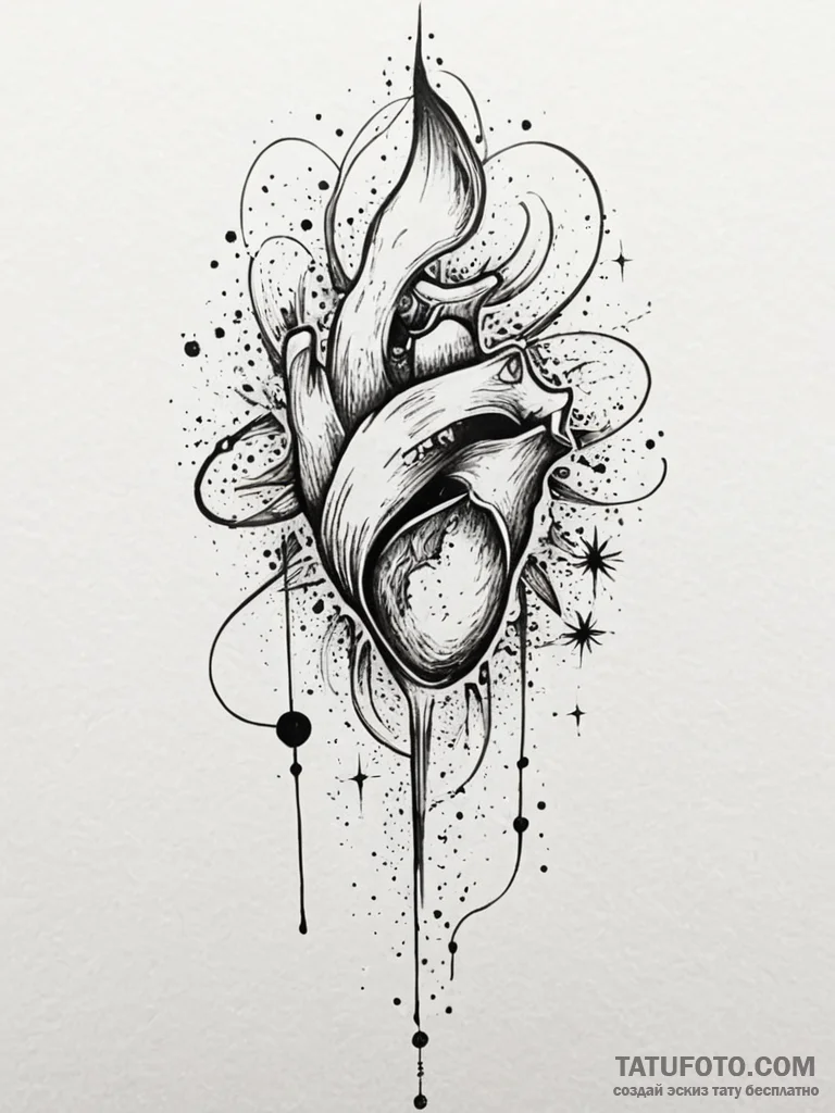 Tattoo sketch a person's vocal cords, but whe... - эскиз тату (№1751040355_0, 27.06.2025 16:05) — Tatufoto.com