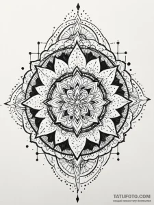 Tattoo design a chaotic explosion of black in... - эскиз тату (№1751042536_0, 27.06.2025 16:42) — Tatufoto.com