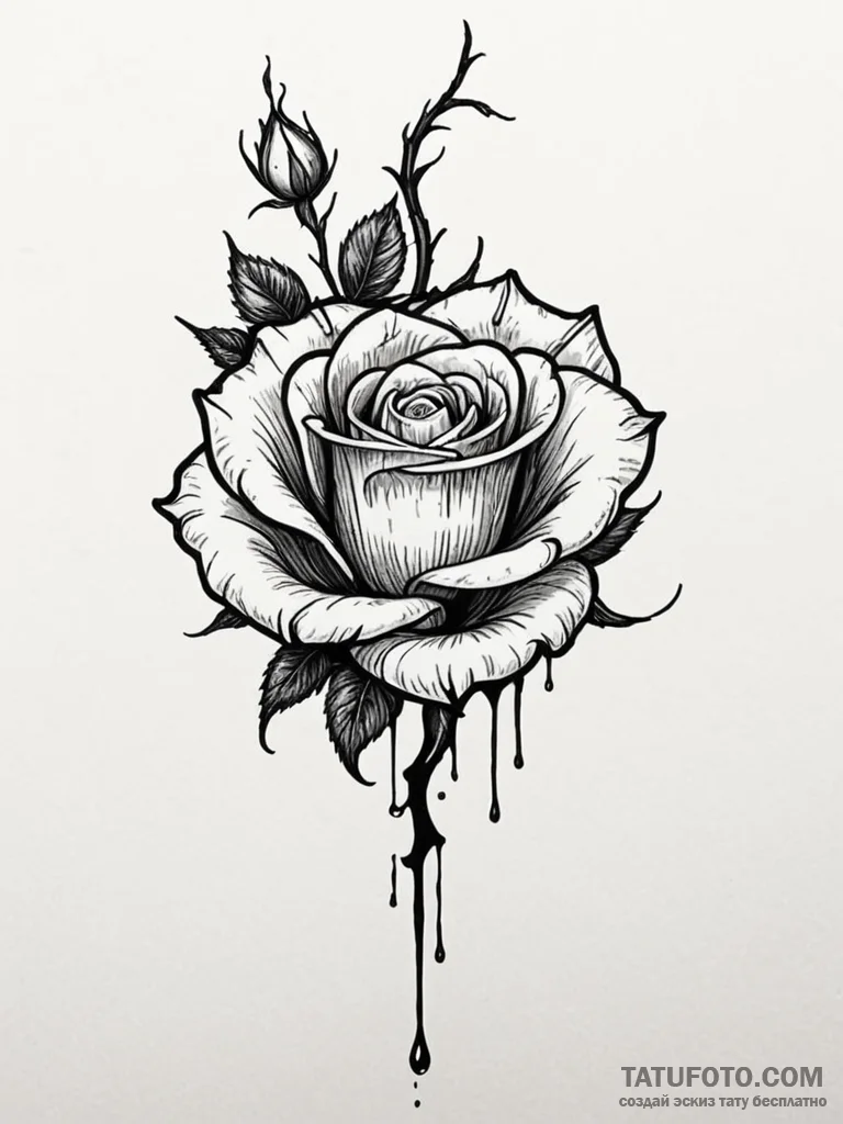 Tattoo sketch a person pulling a thorn from t... - эскиз тату (№1751044698_0, 27.06.2025 17:18) — Tatufoto.com