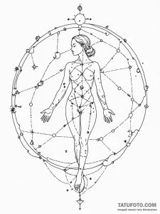 Tattoo sketch a human figure made entirely of... - эскиз тату (№1751052361_0, 27.06.2025 19:26) — Tatufoto.com