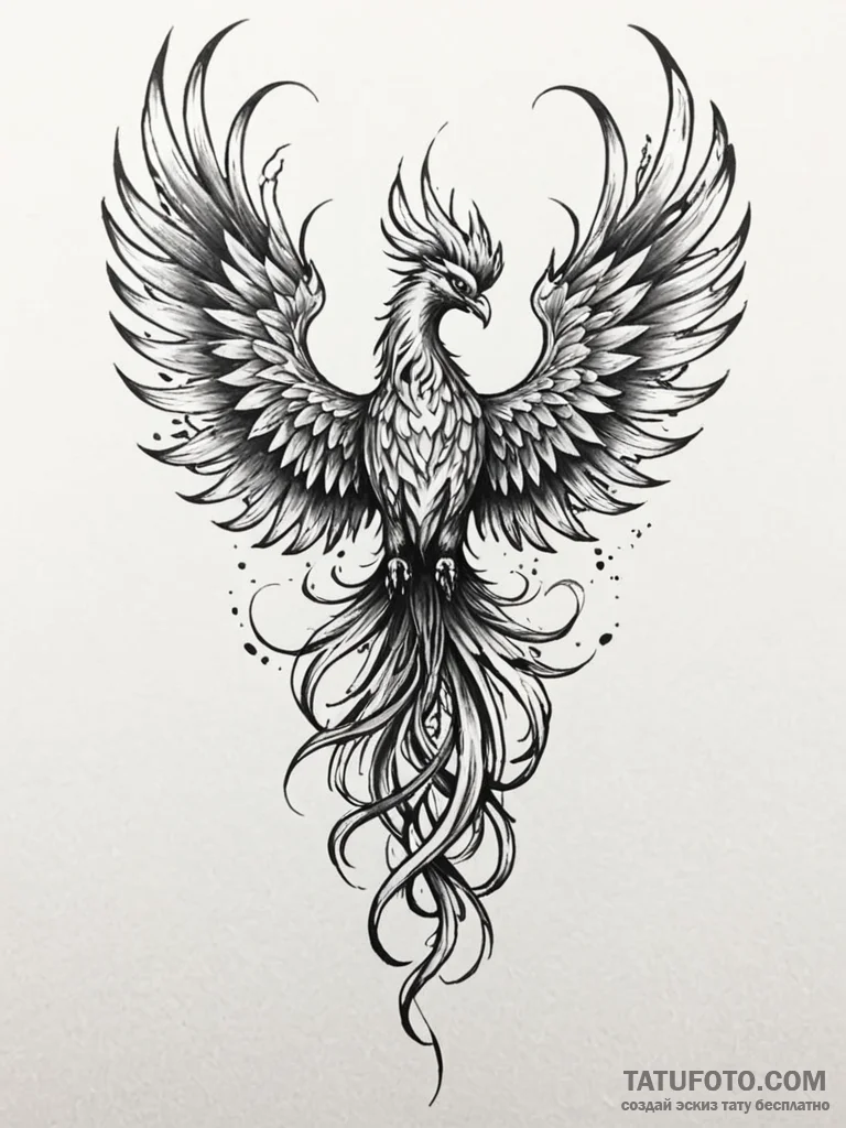 Tattoo design a powerful, muscular back with... - эскиз тату (№1751053410_0, 27.06.2025 19:43) — Tatufoto.com