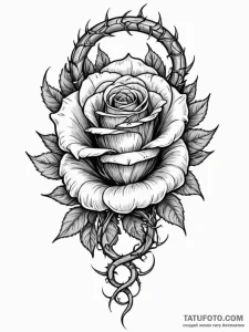 Tattoo design an uroboros serpent with a body... - эскиз тату (№1751053897_0, 27.06.2025 19:51) — Tatufoto.com