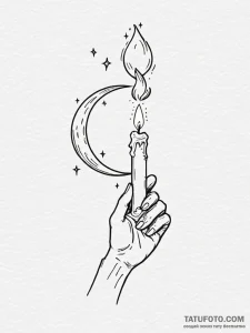 Tattoo sketch a person holding a single, unli... - эскиз тату (№1751055430_0, 27.06.2025 20:17) — Tatufoto.com
