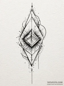 Tattoo design an abstract representation of a... - эскиз тату (№1751058266_0, 27.06.2025 21:04) — Tatufoto.com