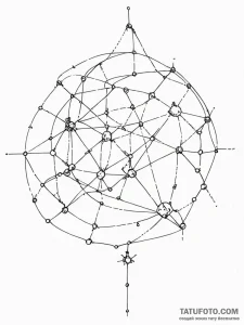 Tattoo design a fine line rendering of a comp... - эскиз тату (№1751062704_0, 27.06.2025 22:18) — Tatufoto.com