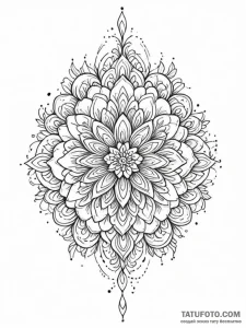 Tattoo sketch a soft focus effect on an abstr... - эскиз тату (№1751067395_0, 27.06.2025 23:36) — Tatufoto.com
