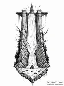 Tattoo design a powerful dam, holding back im... - эскиз тату (№1751077932_0, 28.06.2025 02:32) — Tatufoto.com