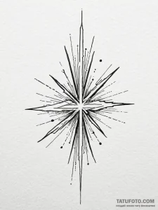Tattoo design an abstract "light beam" connec... - эскиз тату (№1751080044_0, 28.06.2025 03:07) — Tatufoto.com
