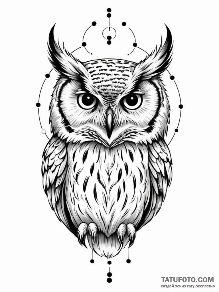 Tattoo sketch a realistic animal associated w... - эскиз тату (№1751080928_0, 28.06.2025 03:22) — Tatufoto.com