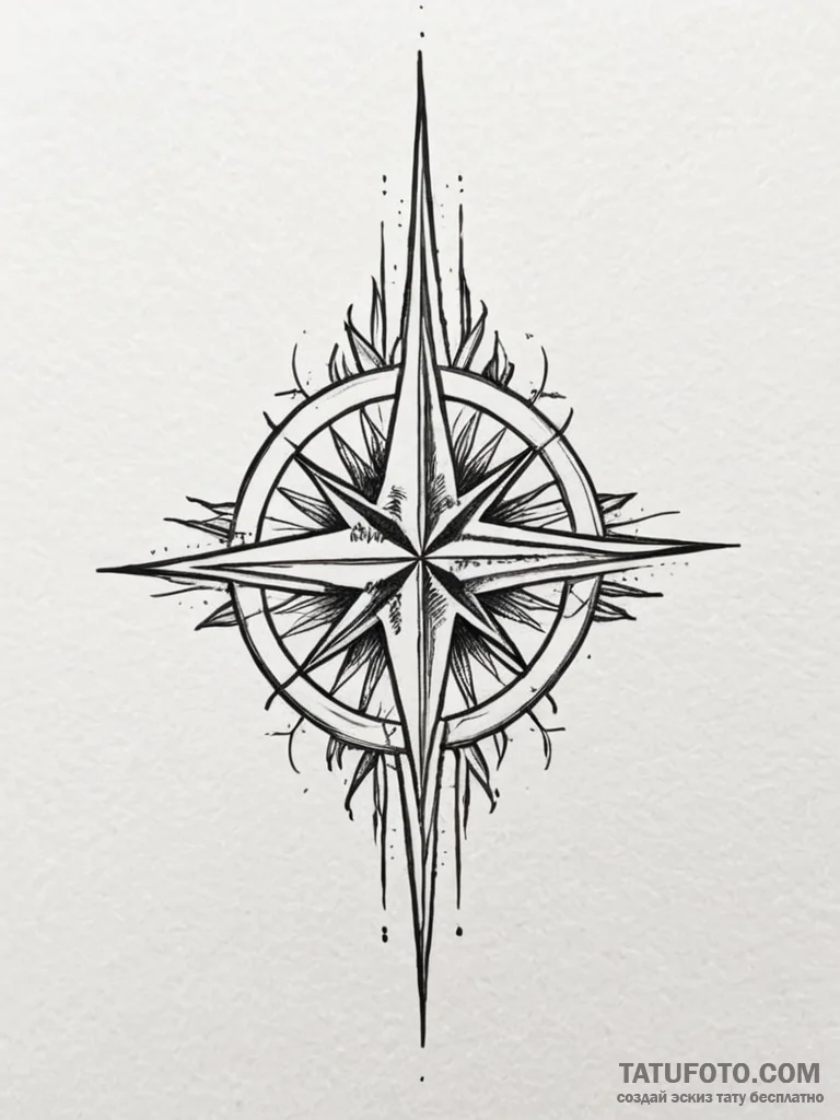 Tattoo design a subtle representation of a gu... - эскиз тату (№1751090253_0, 28.06.2025 05:57) — Tatufoto.com
