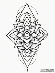 Tattoo design an abstract representation of a... - эскиз тату (№1751091233_0, 28.06.2025 06:13) — Tatufoto.com