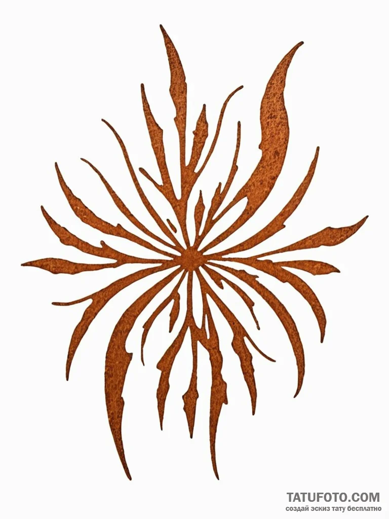 The abstract patterns of rust on a sheet of m... - эскиз тату (№1751092807_0, 28.06.2025 06:40) — Tatufoto.com