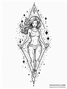 Tattoo sketch a pixelated character dissolvin... - эскиз тату (№1751096703_0, 28.06.2025 07:45) — Tatufoto.com