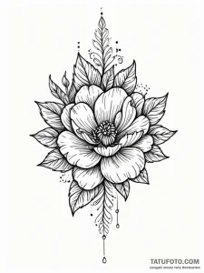 Tattoo design a delicate rendering of a perso... - эскиз тату (№1751100245_0, 28.06.2025 08:44) — Tatufoto.com