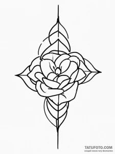 Tattoo sketch a symbol representing a signifi... - эскиз тату (№1751102294_0, 28.06.2025 09:18) — Tatufoto.com