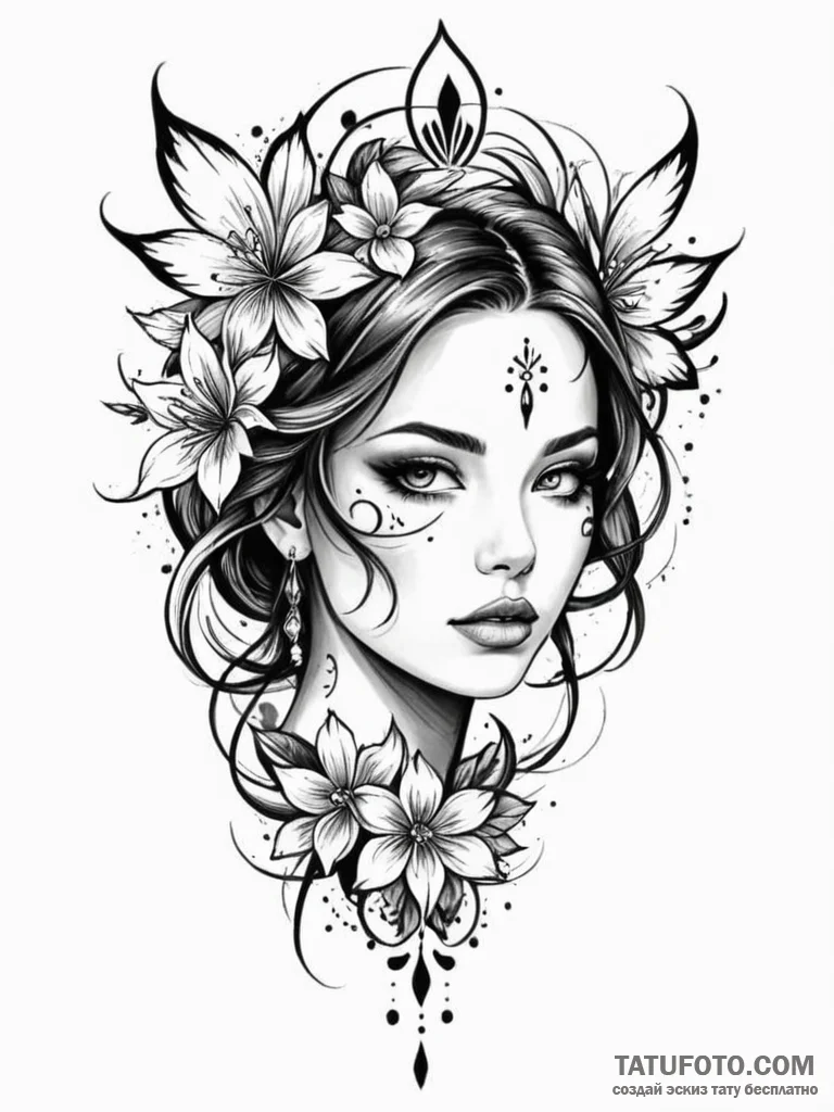 Tattoo sketch a pop of bold color on an other... - эскиз тату (№1751104150_0, 28.06.2025 09:49) — Tatufoto.com