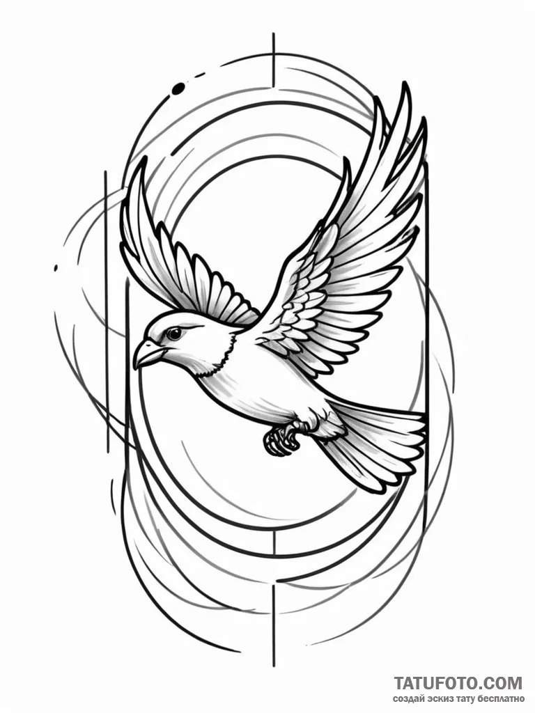 Tattoo sketch an abstract representation of "... - эскиз тату (№1751104917_0, 28.06.2025 10:01) — Tatufoto.com