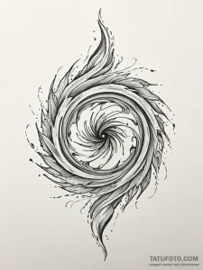 Tattoo sketch an abstract interpretation of "... - эскиз тату (№1751105011_0, 28.06.2025 10:03) — Tatufoto.com