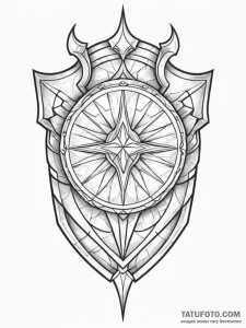 Tattoo sketch a powerful geometric pattern th... - эскиз тату (№1751110384_0, 28.06.2025 11:33) — Tatufoto.com