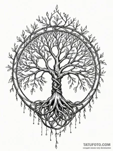 Tattoo sketch: a kolovrat made of interwoven... - эскиз тату (№1751111561_0, 28.06.2025 11:52) — Tatufoto.com