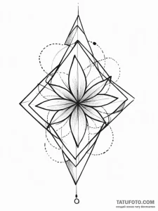 Tattoo sketch a minimalist design of overlapp… — эскиз тату (№1751113426_0, 28.06.2025 12:23) — Tatufoto.com