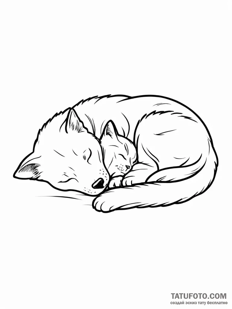 Tattoo design a loyal companion animal (dog,... - эскиз тату (№1751117166_0, 28.06.2025 13:26) — Tatufoto.com