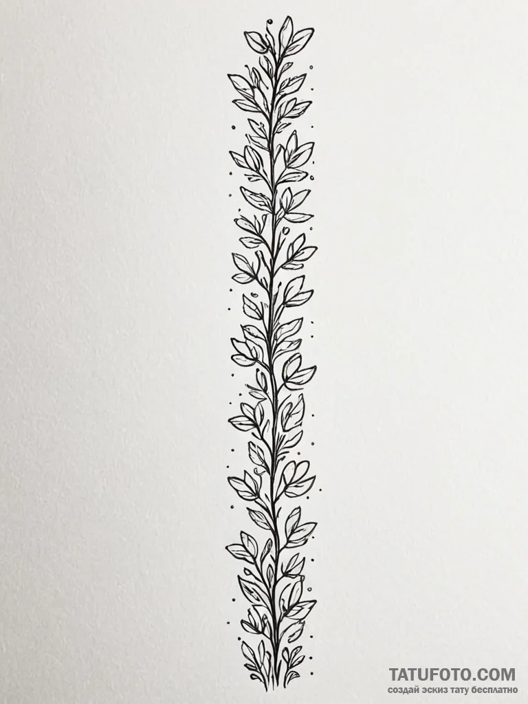 Tattoo design a child's growth chart on a wal... - эскиз тату (№1751120591_0, 28.06.2025 14:23) — Tatufoto.com