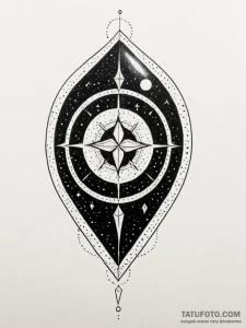 Tattoo design a zodiac symbol carved into wha... - эскиз тату (№1751120681_0, 28.06.2025 14:24) — Tatufoto.com