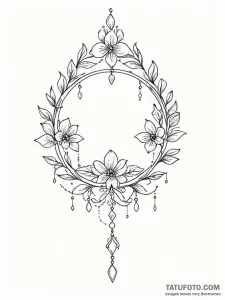 Tattoo design: a minimalist lunitsa, resembli... - эскиз тату (№1751125214_0, 28.06.2025 15:40) — Tatufoto.com