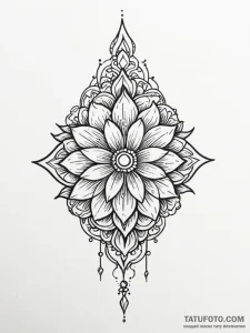 Tattoo design a small, unique motif that hold... - эскиз тату (№1751128083_0, 28.06.2025 16:28) — Tatufoto.com