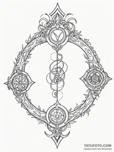 Tattoo sketch a "tournament bracket" with vic... - эскиз тату (№1751129879_0, 28.06.2025 16:57) — Tatufoto.com