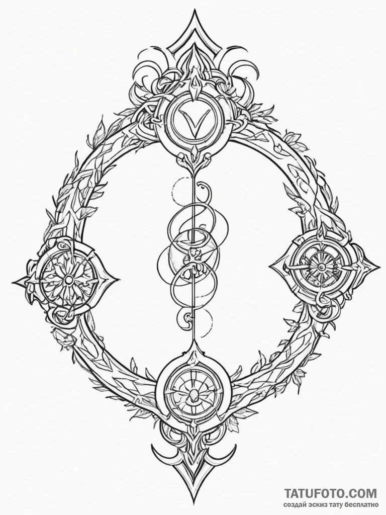 Tattoo sketch a "tournament bracket" with vic... - эскиз тату (№1751129879_0, 28.06.2025 16:57) — Tatufoto.com