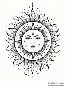 Tattoo design a zodiac symbol with a bold, st… — эскиз тату (№1751133066_0, 28.06.2025 17:51) — Tatufoto.com