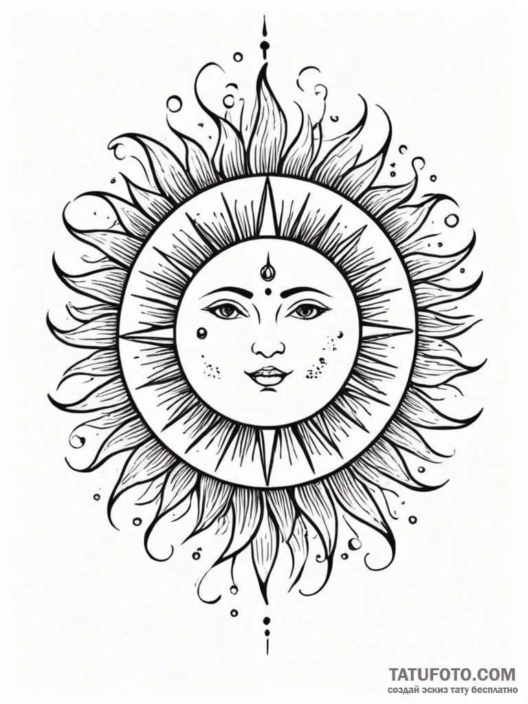 Tattoo design a zodiac symbol with a bold, st... - эскиз тату (№1751133066_0, 28.06.2025 17:51) — Tatufoto.com
