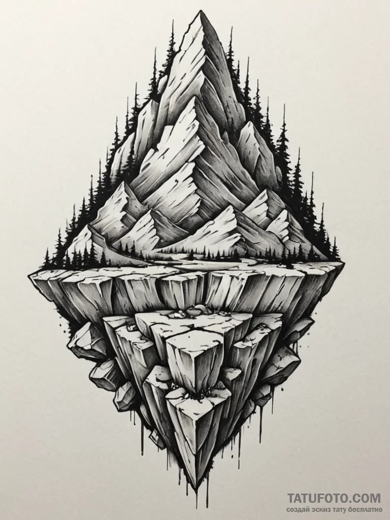 Tattoo sketch a strong, unyielding wall made... - эскиз тату (№1751134291_0, 28.06.2025 18:11) — Tatufoto.com
