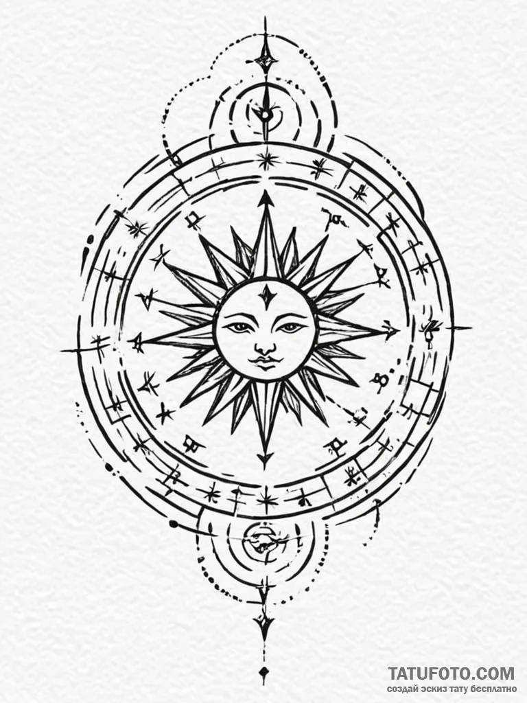 Tattoo design a watercolor effect of light ra... - эскиз тату (№1751134380_0, 28.06.2025 18:13) — Tatufoto.com