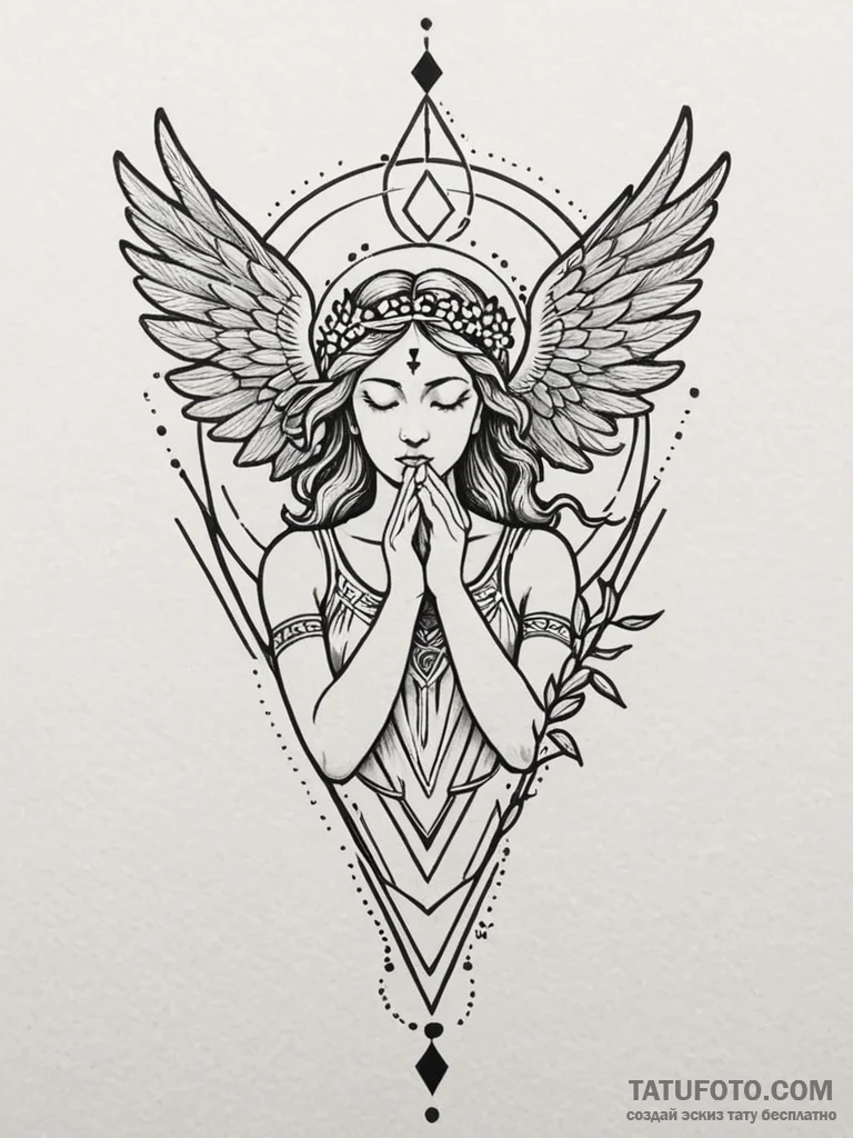 Forearm tattoo design of the roman goddess vi... - лайнворк, минимализм - эскиз тату (№1751134723_0, 28.06.2025 18:18) — Tatufoto.com