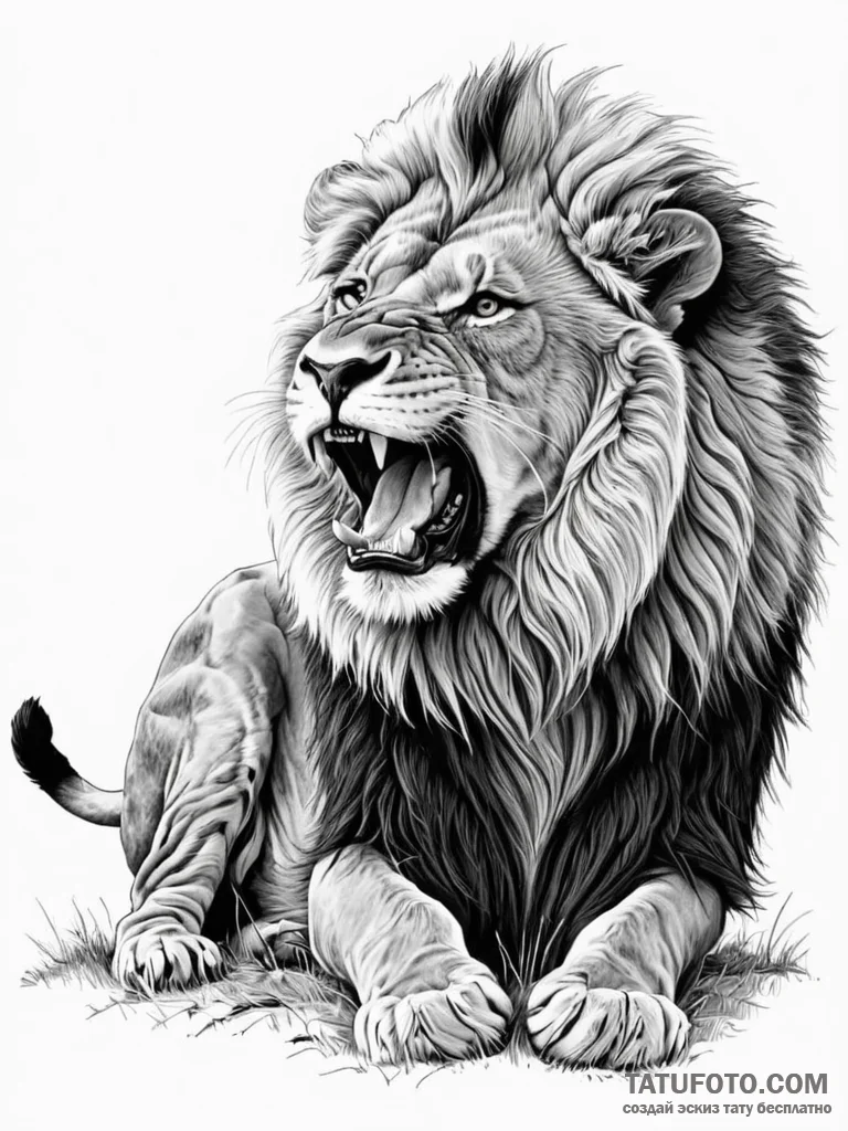A national geographic style photo of a majest... - эскиз тату (№1751140022_0, 28.06.2025 19:47) — Tatufoto.com